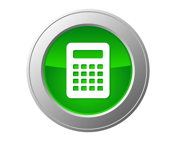 Botão calculadora — Vetor de Stock