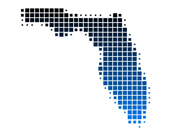 Карта Флориди — стоковий вектор