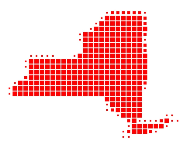 Mapa online de Nueva York — Archivo Imágenes Vectoriales