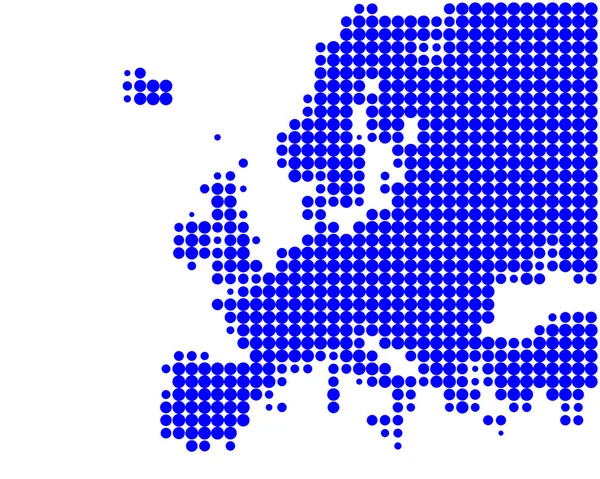 유럽의 지도 — 스톡 벡터