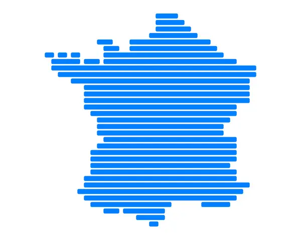 Mapa de Francia — Archivo Imágenes Vectoriales