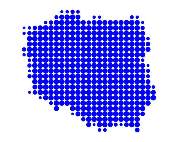 Mapa da Polônia —  Vetores de Stock