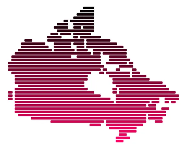แผนที่ของแคนาดา — ภาพเวกเตอร์สต็อก