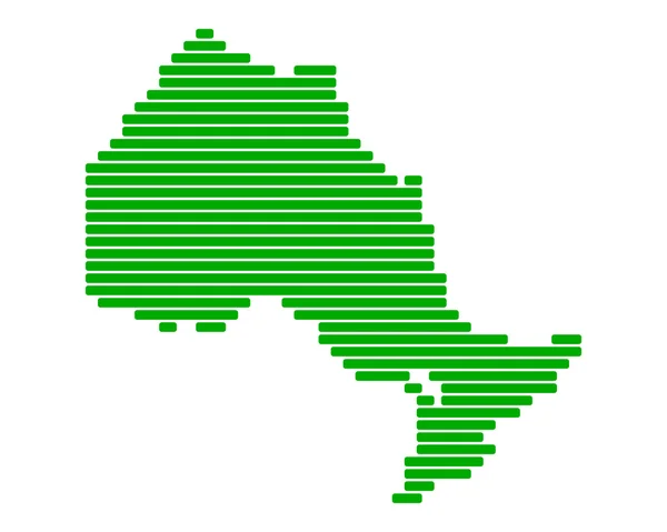 Ontario térképe — Stock Vector
