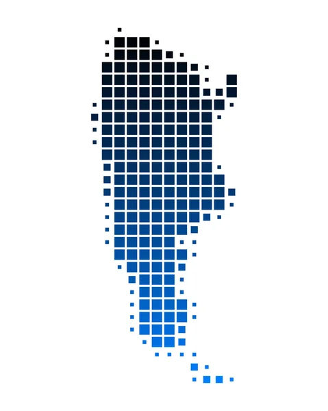 Carte de L'Argentine — Image vectorielle