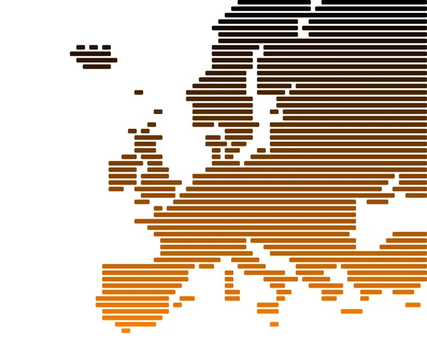 Mapa de Europa — Archivo Imágenes Vectoriales