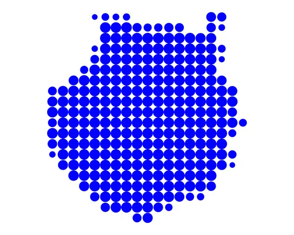 Mapa Gran Canaria — Stockový vektor