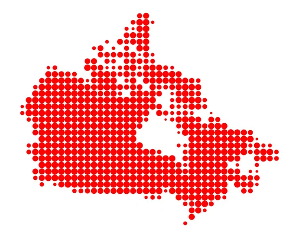 Kanada Haritası — Stok Vektör