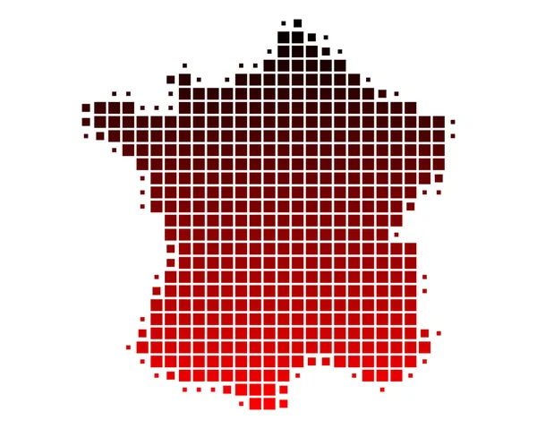 Carte de la France — Image vectorielle