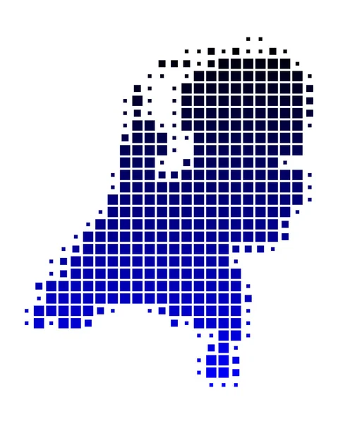 Карта Нидерландов — стоковый вектор