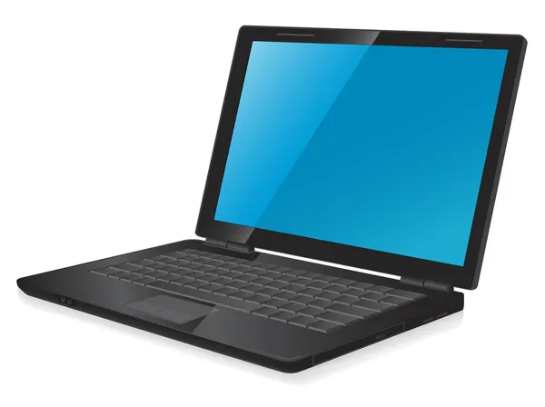 Komputer laptop - Stok Vektor