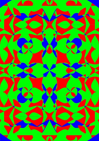 Patterns of a kaleidoscope. — Stock Vector