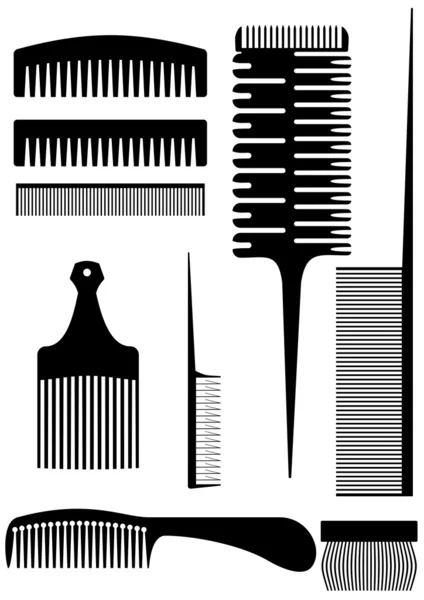 Comb (outline). — Stock Vector