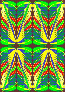 soyut kelebek kanat.