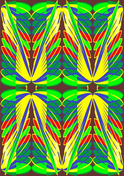 Abstracte vlinder vleugel. — Stockvector