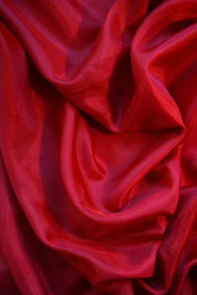 Smooth Red Silk background — Stock Photo, Image