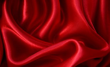 Smooth Red Silk as background clipart