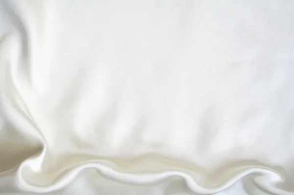 Slät elegant vit siden som bakgrund — Stockfoto