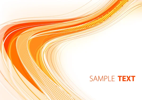 Orange card design — Stock Vector