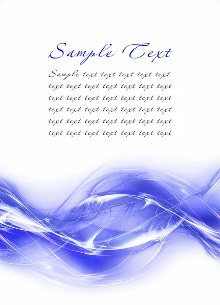 Blue fractal background — Stock Photo, Image