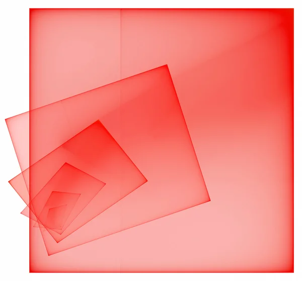 Rote Quadrate — Stockfoto