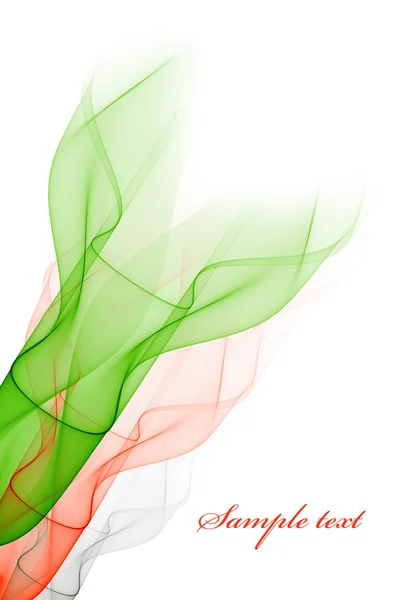 Gröna och röda abstraktion — Stockfoto