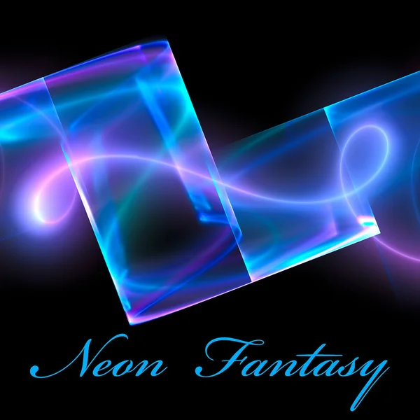Neon-Fantasie — Stockfoto