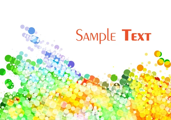 Multi-colored stains — Stock Vector