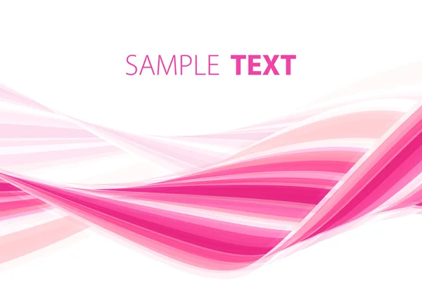 Pink wave — Stock Vector