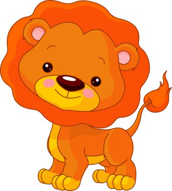 Fun zoo. Lion clipart