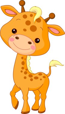 Fun zoo. Giraffe clipart