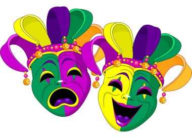 Mardi Gras Masks clipart