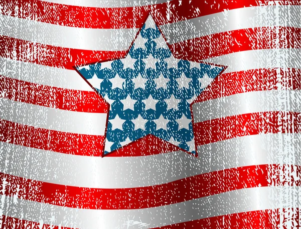 EUA bandeira design — Vetor de Stock