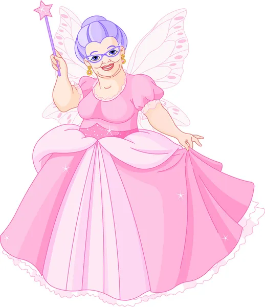 Fairy Godmother — Stock Vector