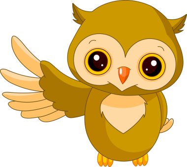 Fun zoo. Owl clipart