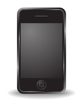 IPhone Style Isolated On White clipart