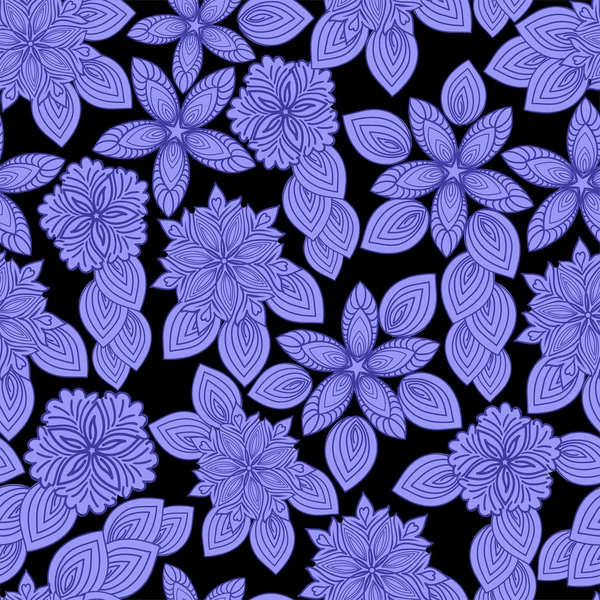 Fond floral sans couture — Image vectorielle