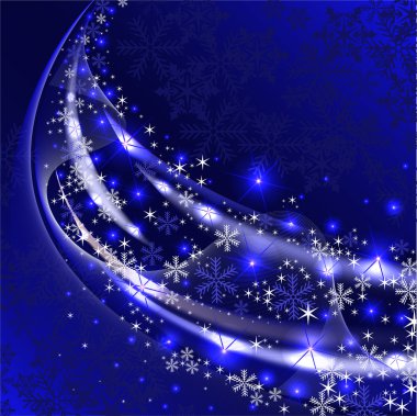 Blue Winter Background clipart
