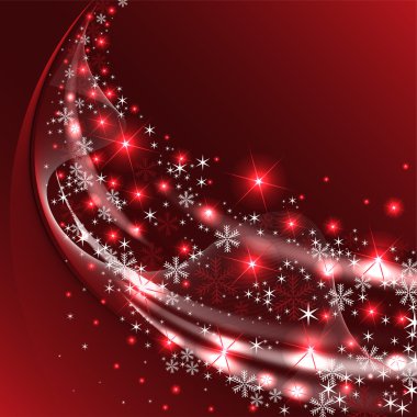 Red Winter Background clipart