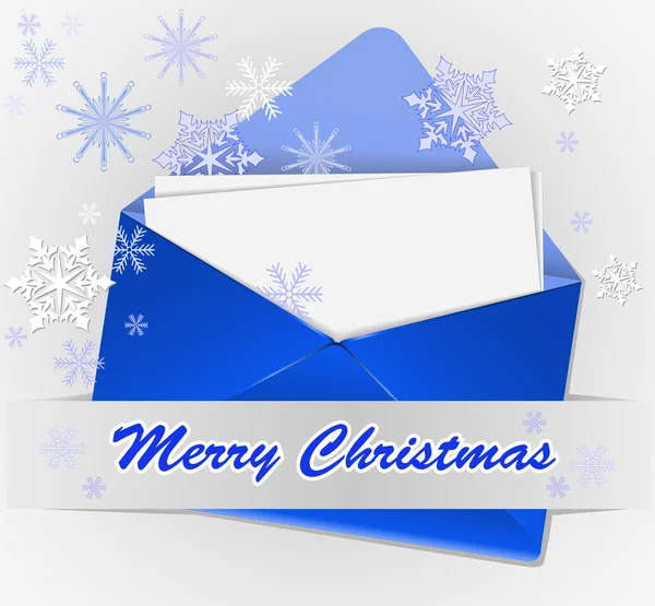 Christmas envelope — Stock Vector