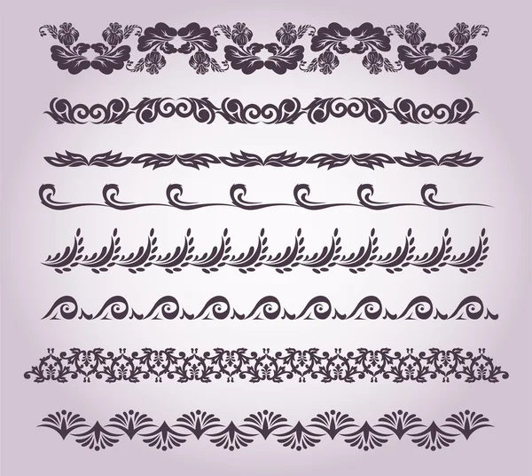 Collection of decorative elements 4 — Stock Vector