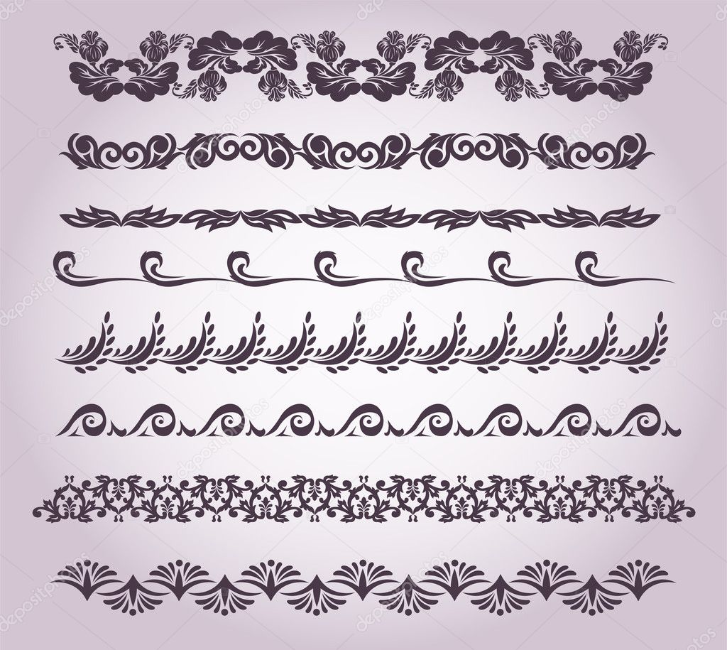 Collection of decorative elements 4