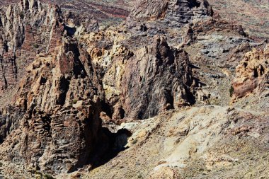 teide yanardağı yakınındaki Lunar panorama