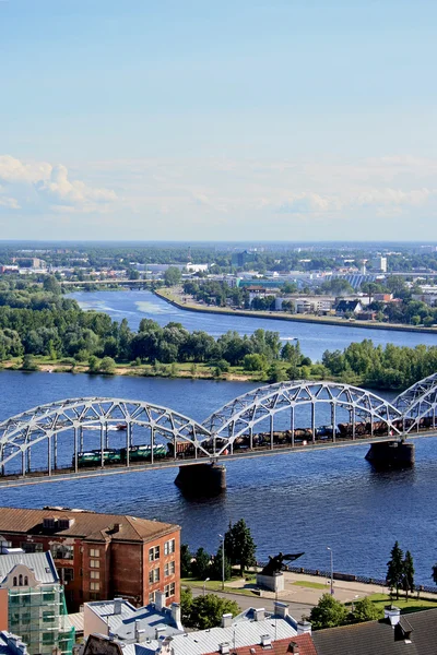 Riga Panorama görünüm — Stok fotoğraf