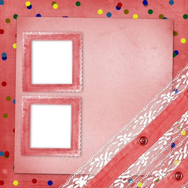 Абстрактный фон с конфетти для праздничных приглашений или гр — стоковое фото