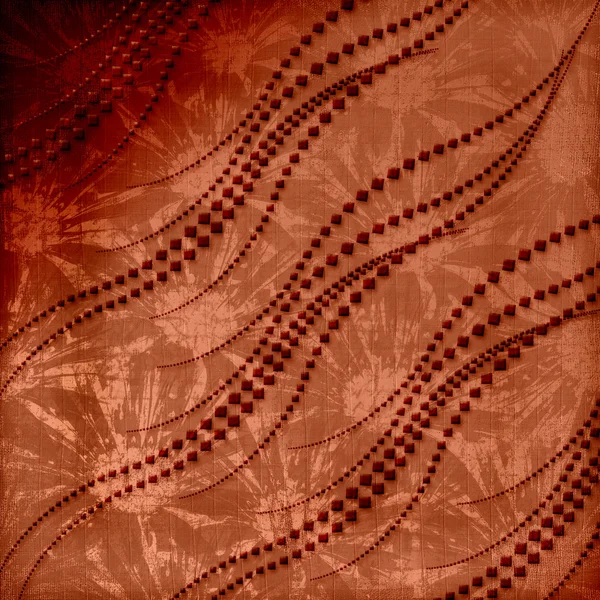 Старый гранж фон с абстрактными воронками орнамент — стоковое фото