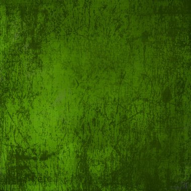 Grunge green background with ancient ornament clipart