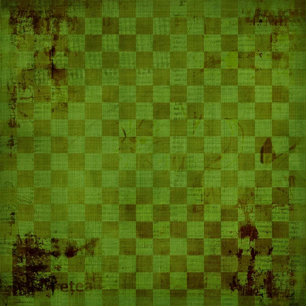 พื้นหลังสีเขียว Grunge ด้วยเครื่องประดับโบราณ — ภาพถ่ายสต็อก