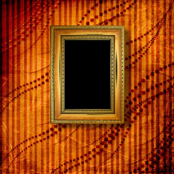 Starym stylu wiktoriańskim wiktoriański ramki na ścianie w pokoju — Zdjęcie stockowe