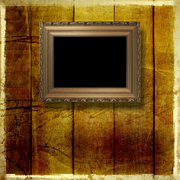 Velhos quadros vitorianos estilo vitoriano na parede na sala — Fotografia de Stock